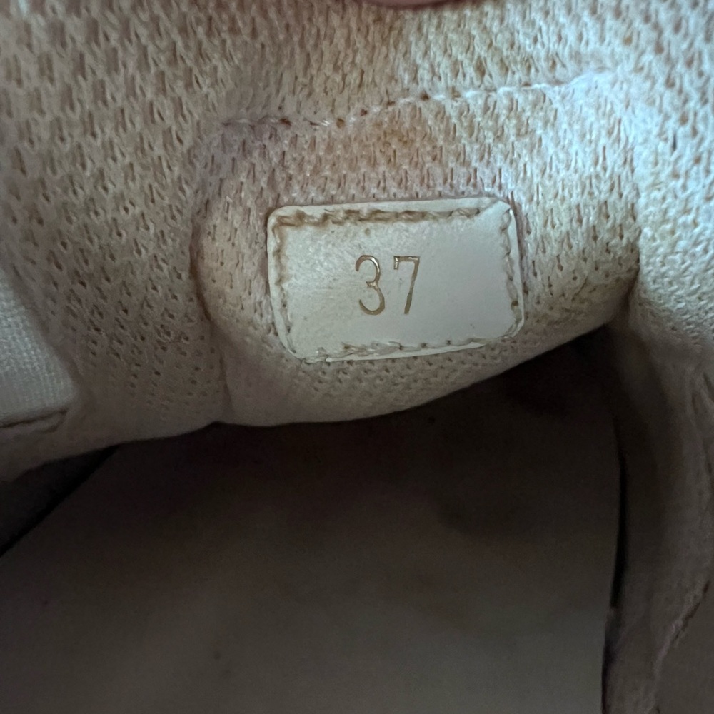 Christian Dior Solar Oblique Grey White slip on women’s sz 37 6.5-7 - Picture 15 of 16
